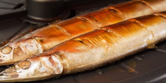ザイザルで焼いた焼き魚画像