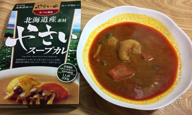 ベル食品の北海道産チキン野菜のスープカレー画像