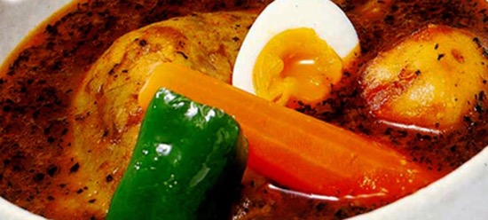 らっきょのチキンスープカレーのレトルト画像
