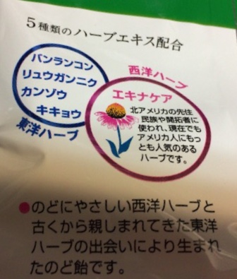 エキナケアのど飴の画像