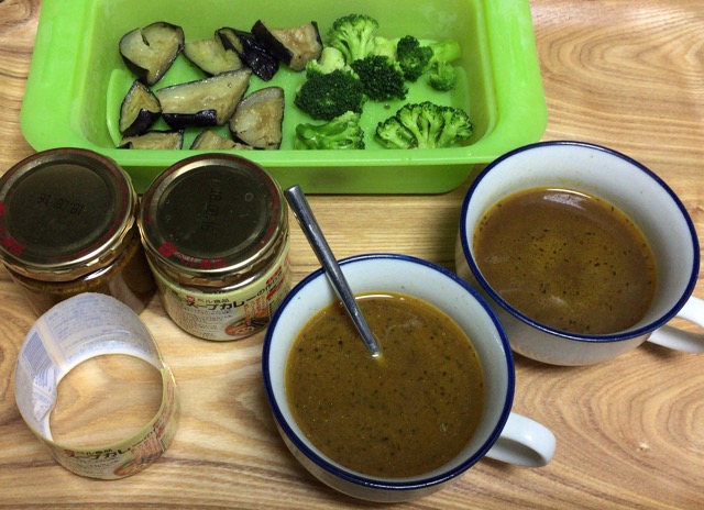 スープカレーのレトルトアレンジ画像