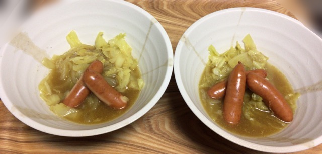 シャウエッセンに合うスープカレー画像